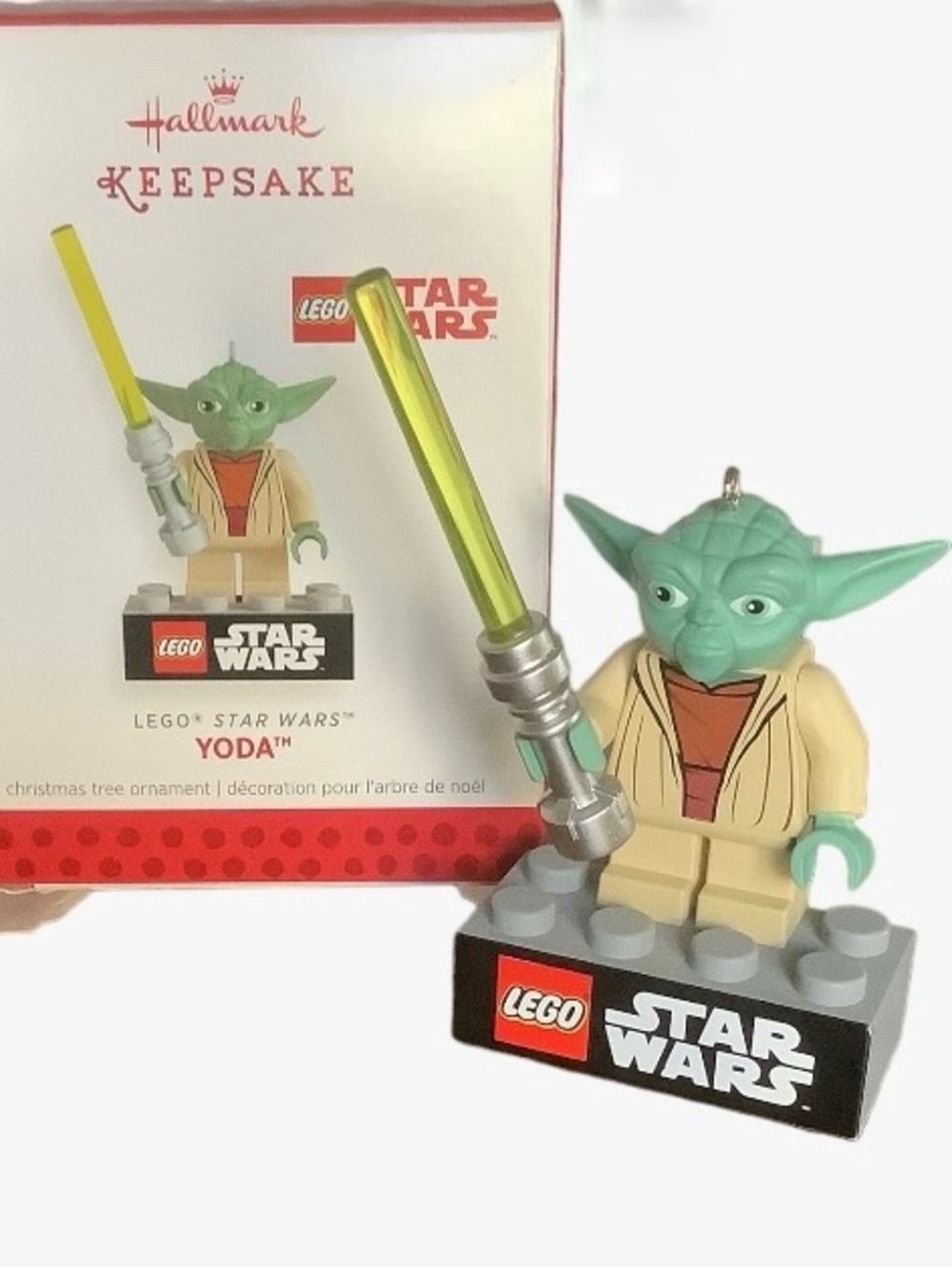 2014 Hallmark Yoda Lego Star Wars Ornament